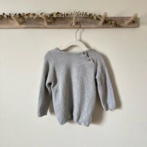Me & Henry 100% Cotton Sweater Gray Toddler Boy 2T - 3T